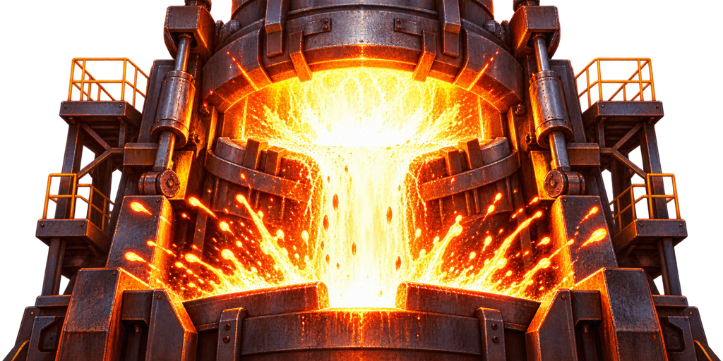 The Blaze furnace at full Flashover