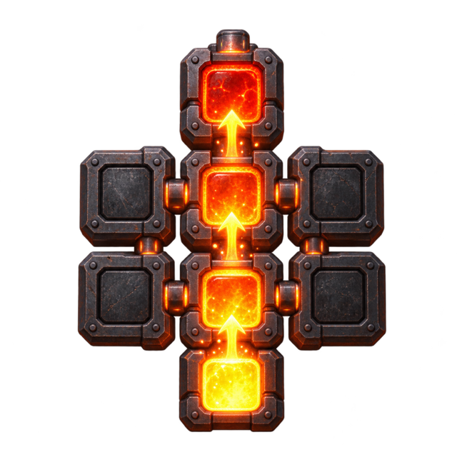 A cluster igniting and the chain ladder stepping up
